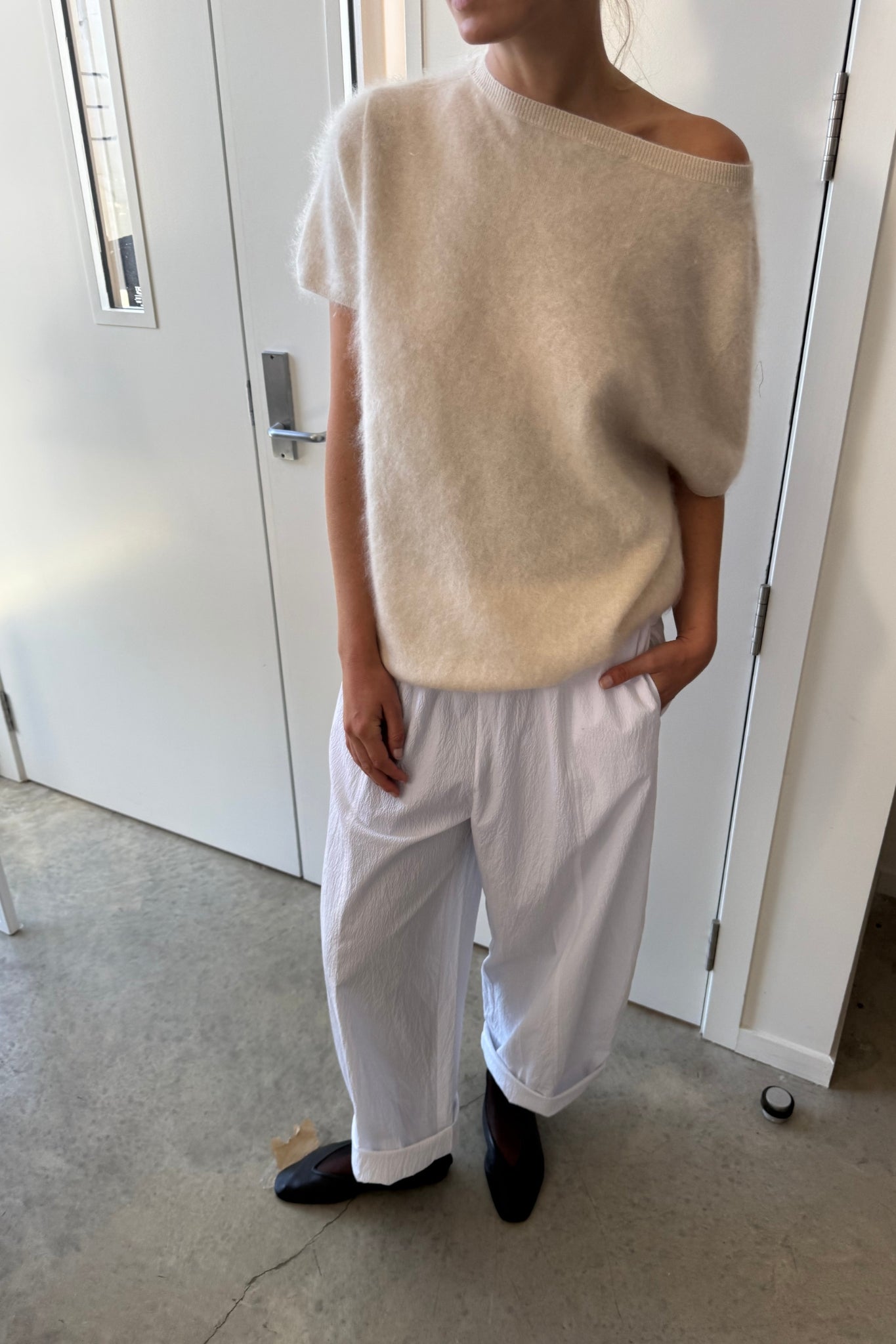 26SS ASTER TOP - PORCELAIN
