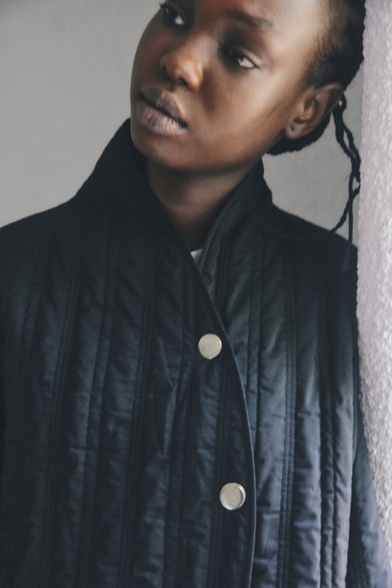 26SS AGNES JACKET - BLACK / TAPENADE