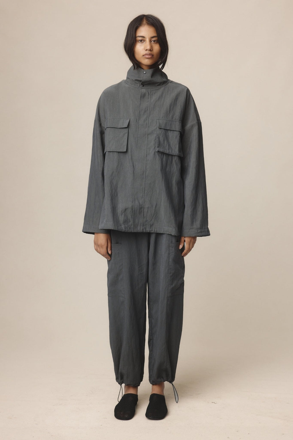 26SS GRAY JACKET - CHARCOAL