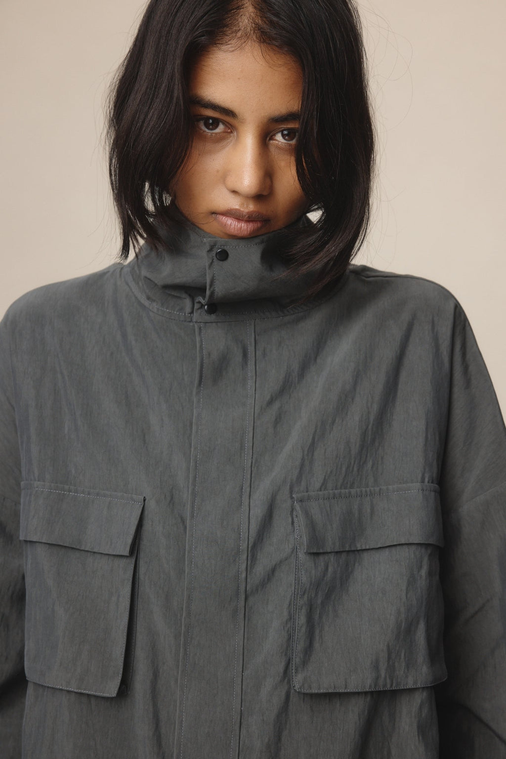 26SS GRAY JACKET - CHARCOAL