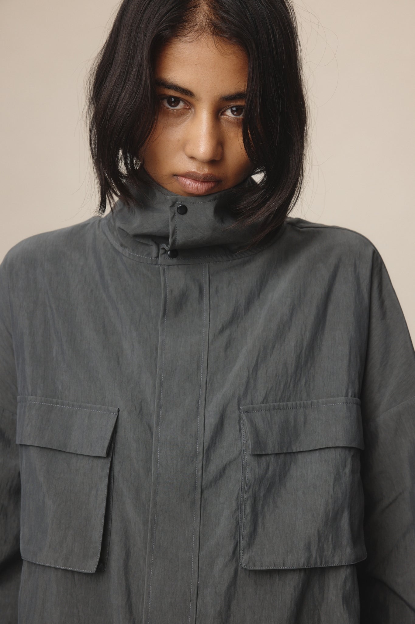 26SS GRAY JACKET - CHARCOAL