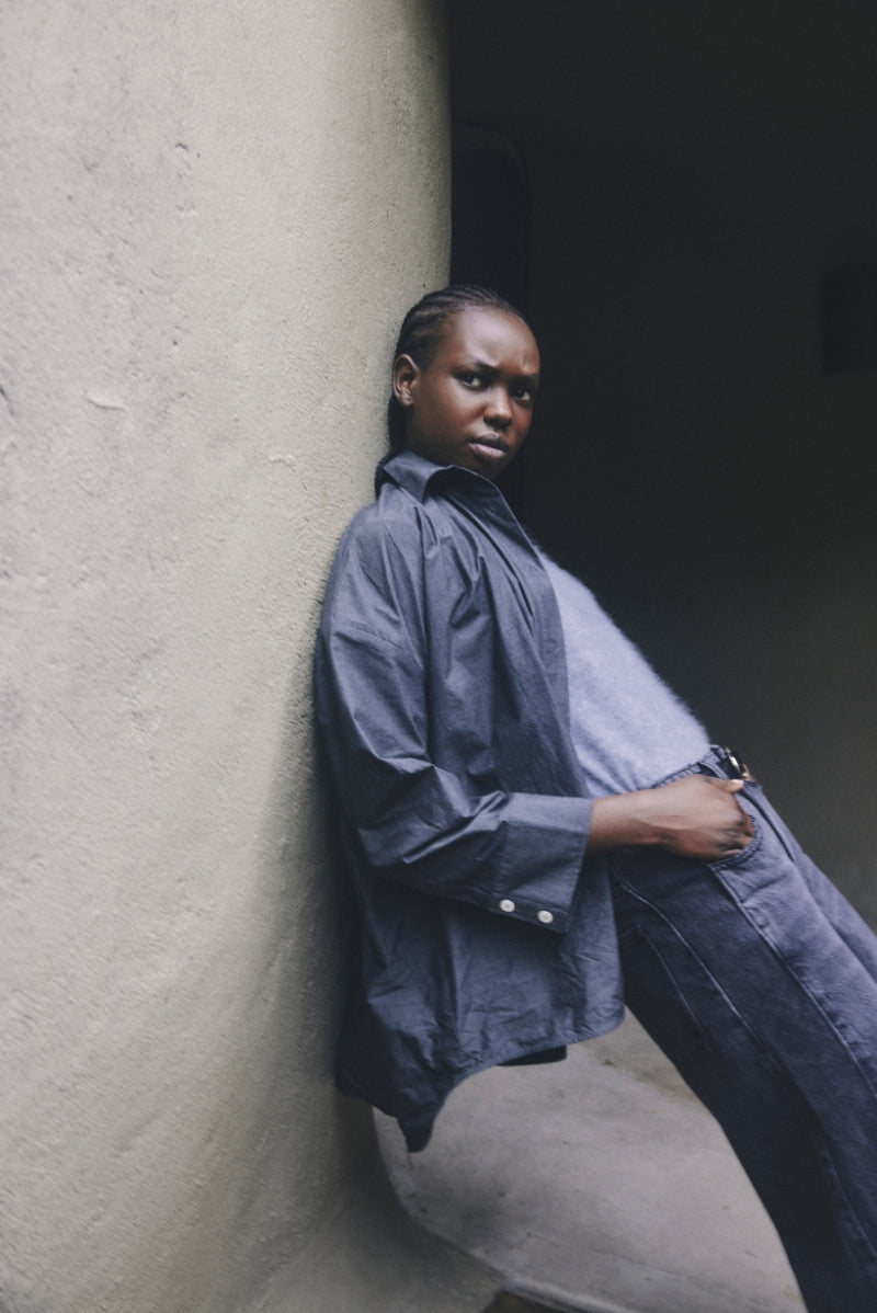 26SS EDIE SHIRT - CHARCOAL