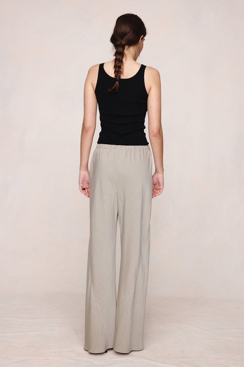 26SS ALICIA PANT - GREIGE