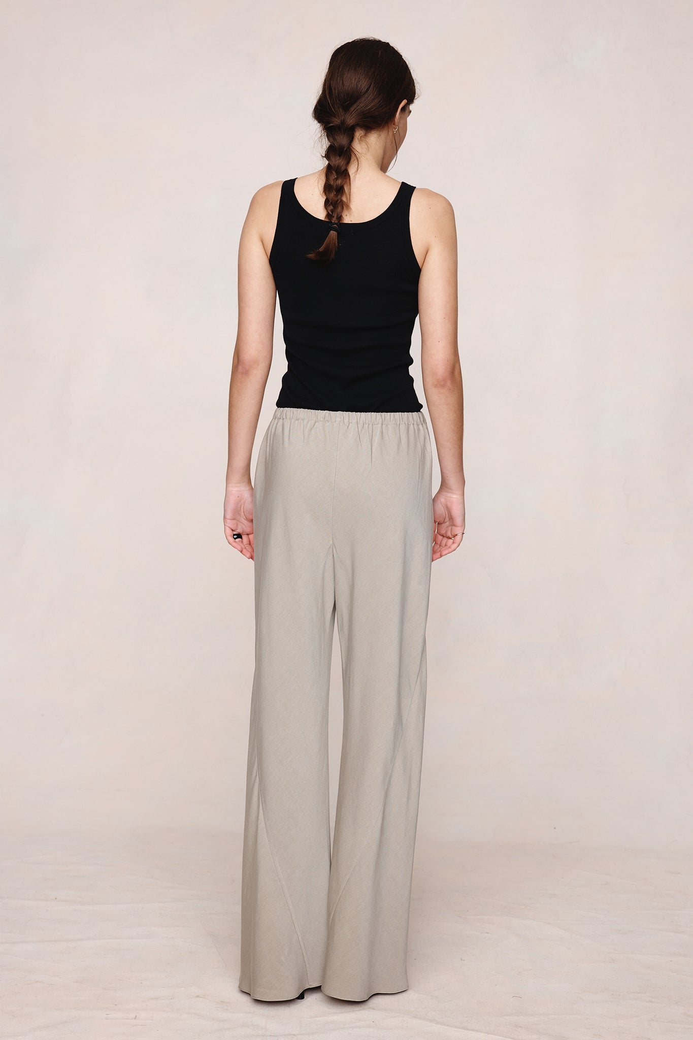 26SS ALICIA PANT - GREIGE