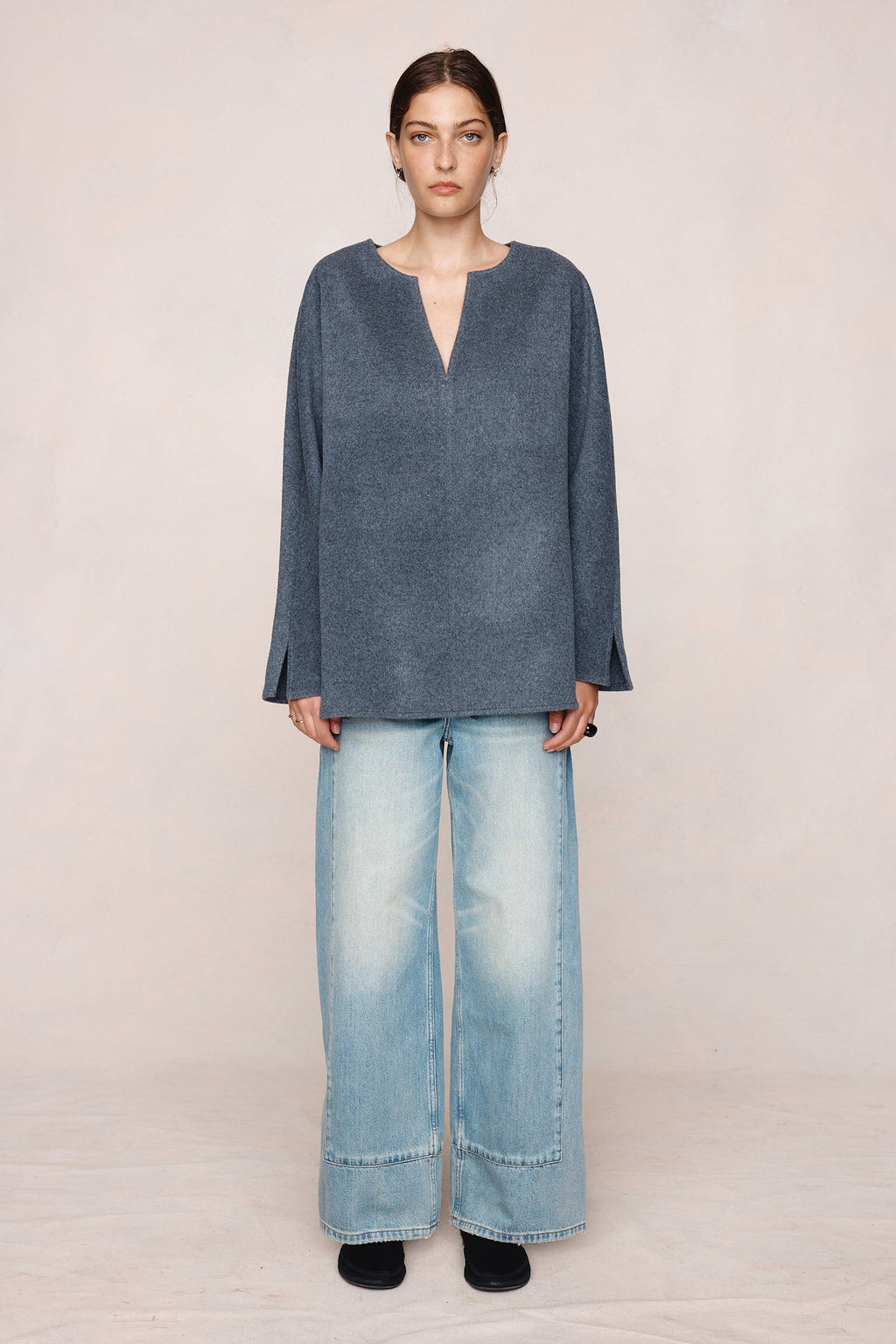 26SS ANAH TOP - CHARCOAL
