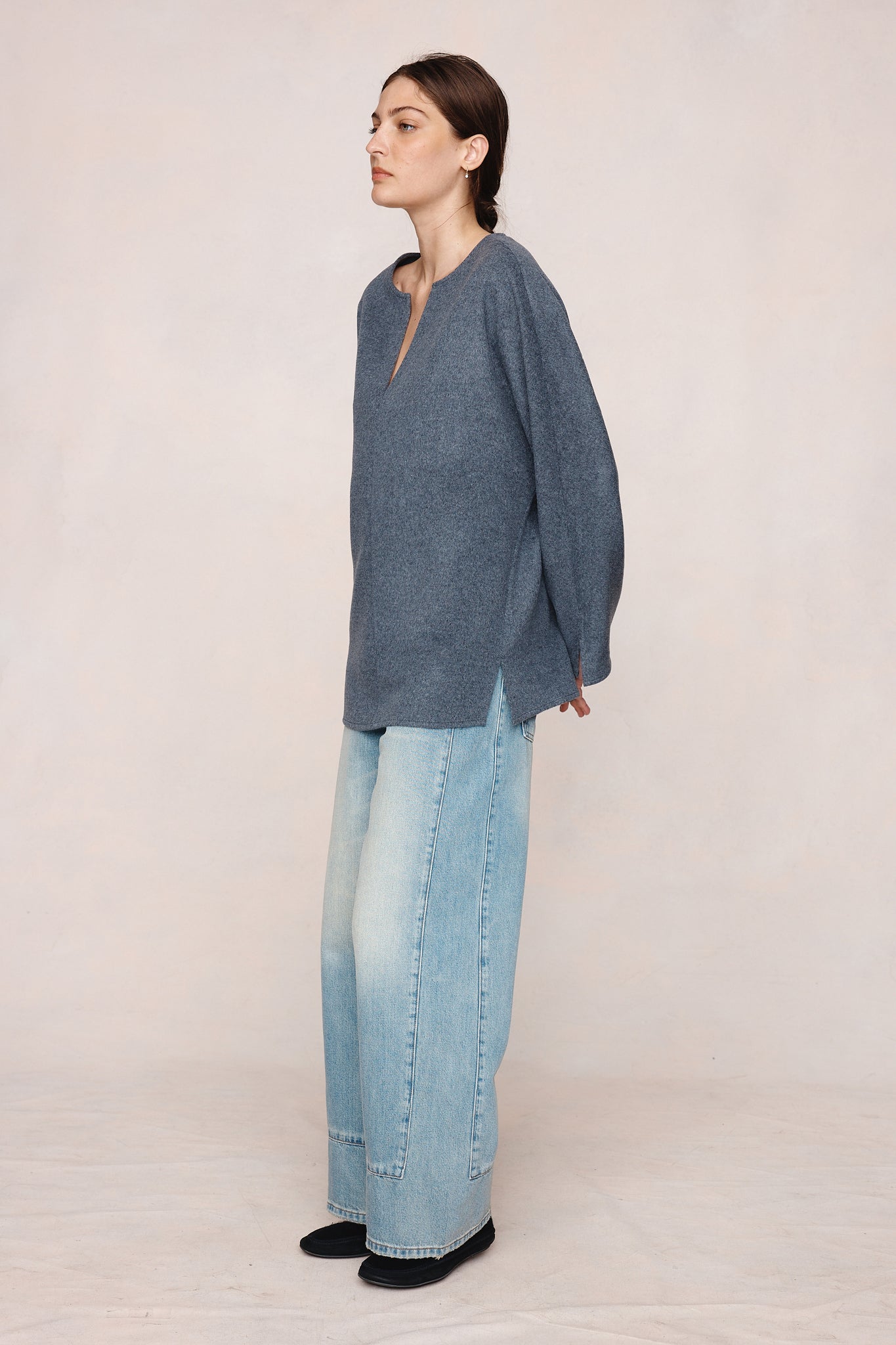 26SS ANAH TOP - CHARCOAL
