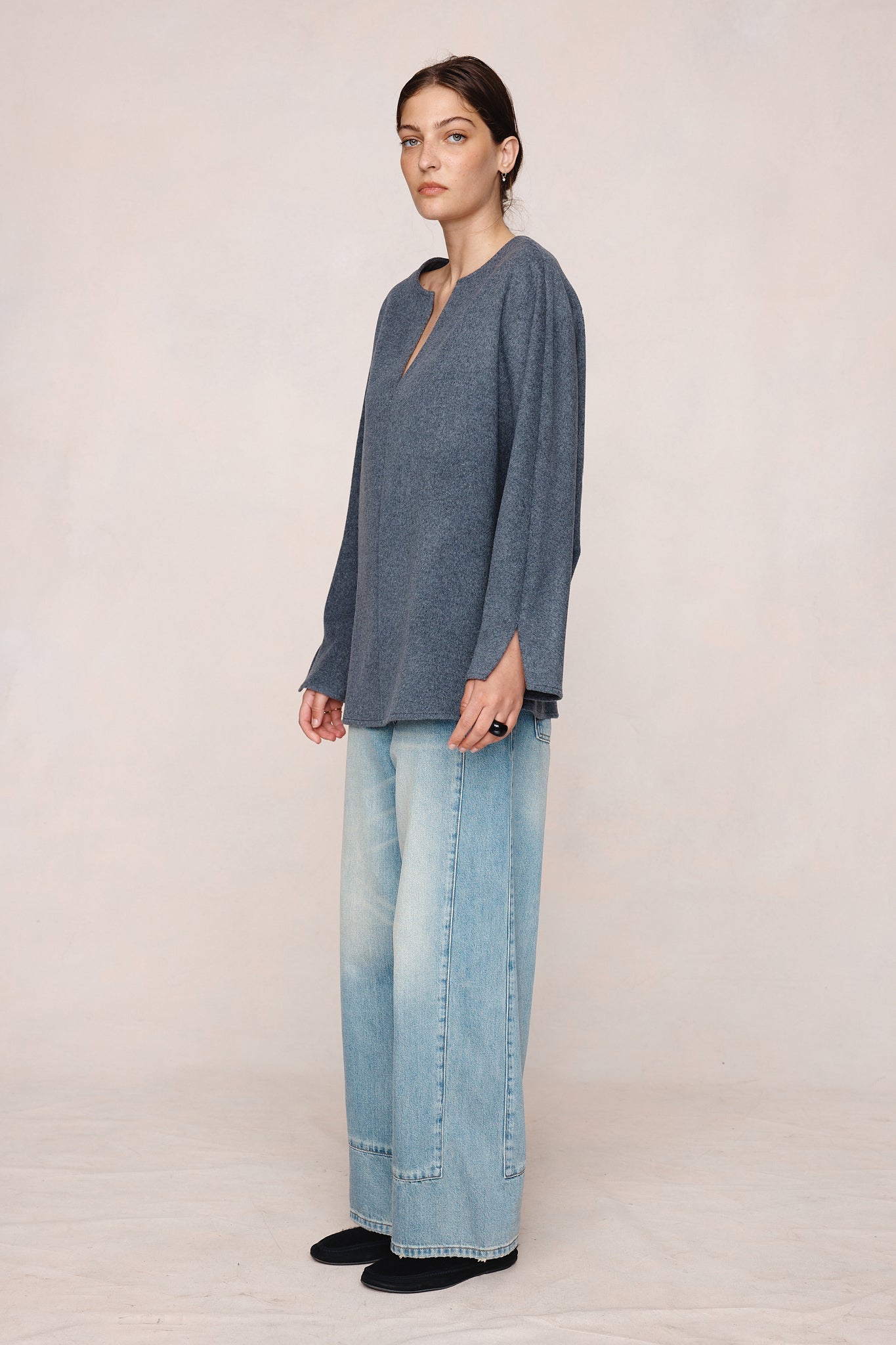 26SS ANAH TOP - CHARCOAL