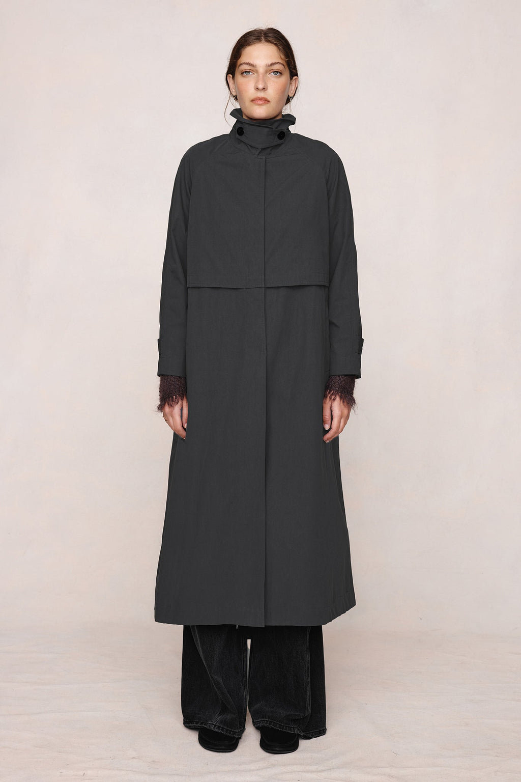 26SS ANGELO COAT - BLACK