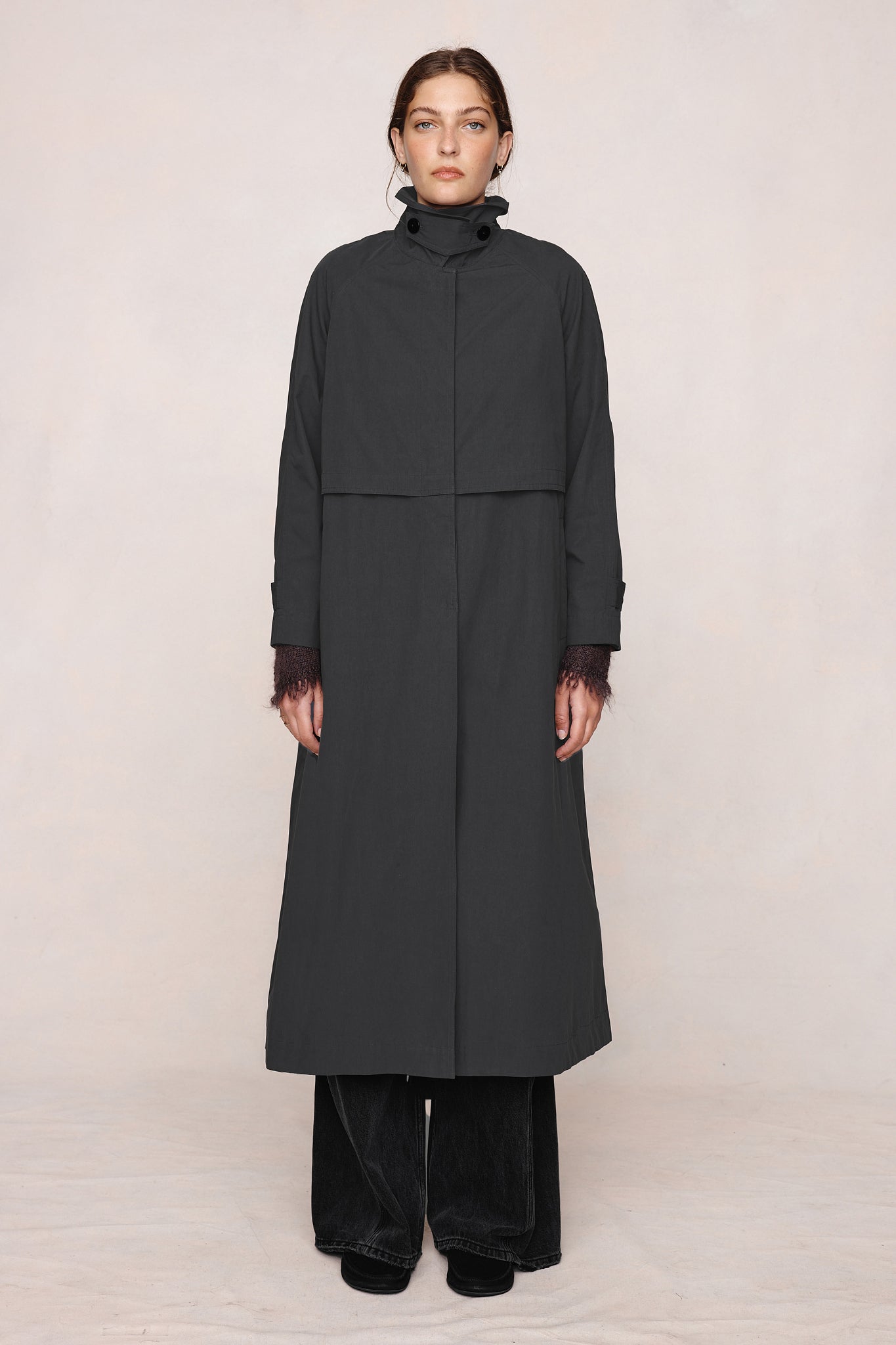 26SS ANGELO COAT - BLACK