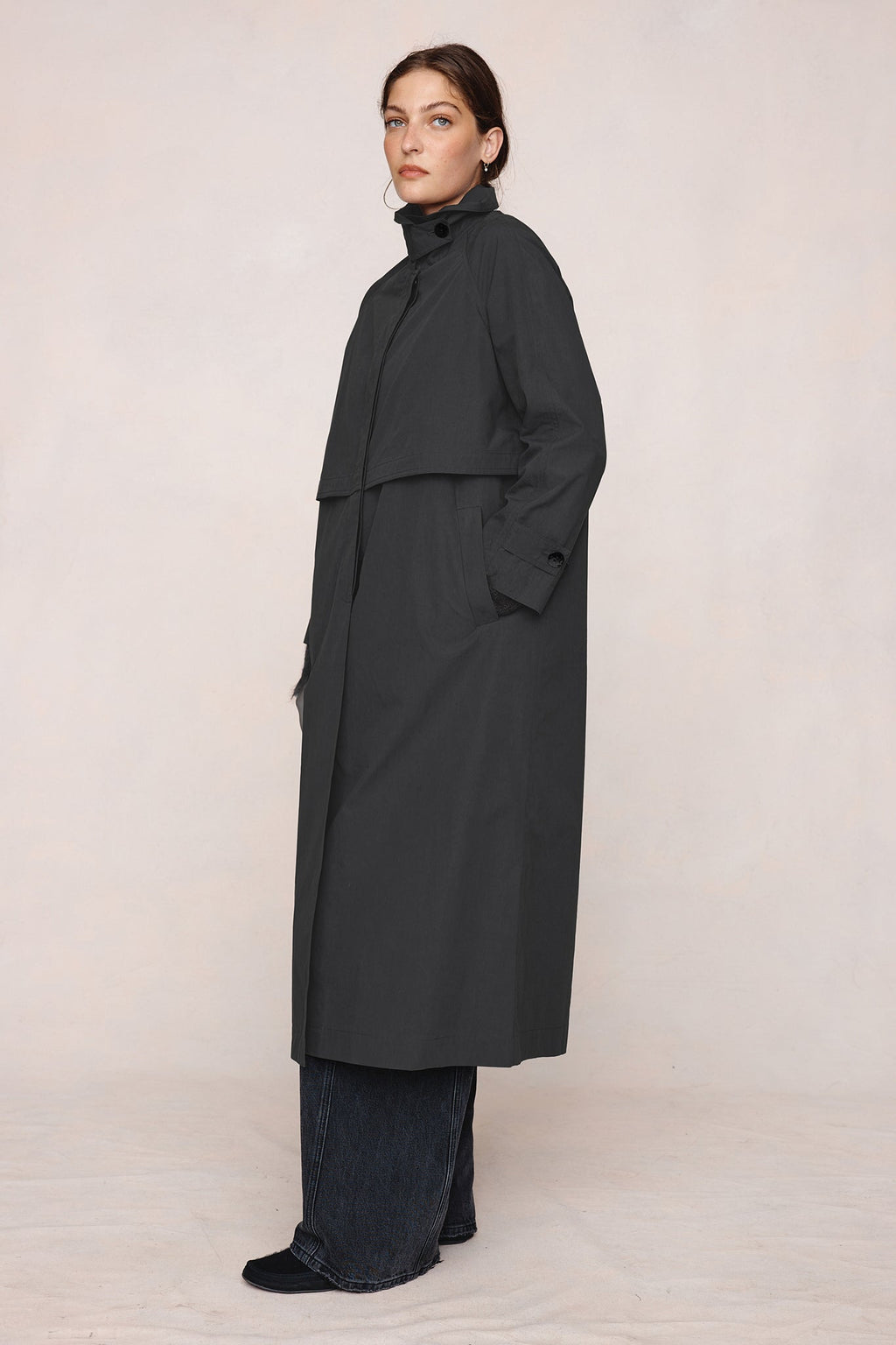 26SS ANGELO COAT - BLACK