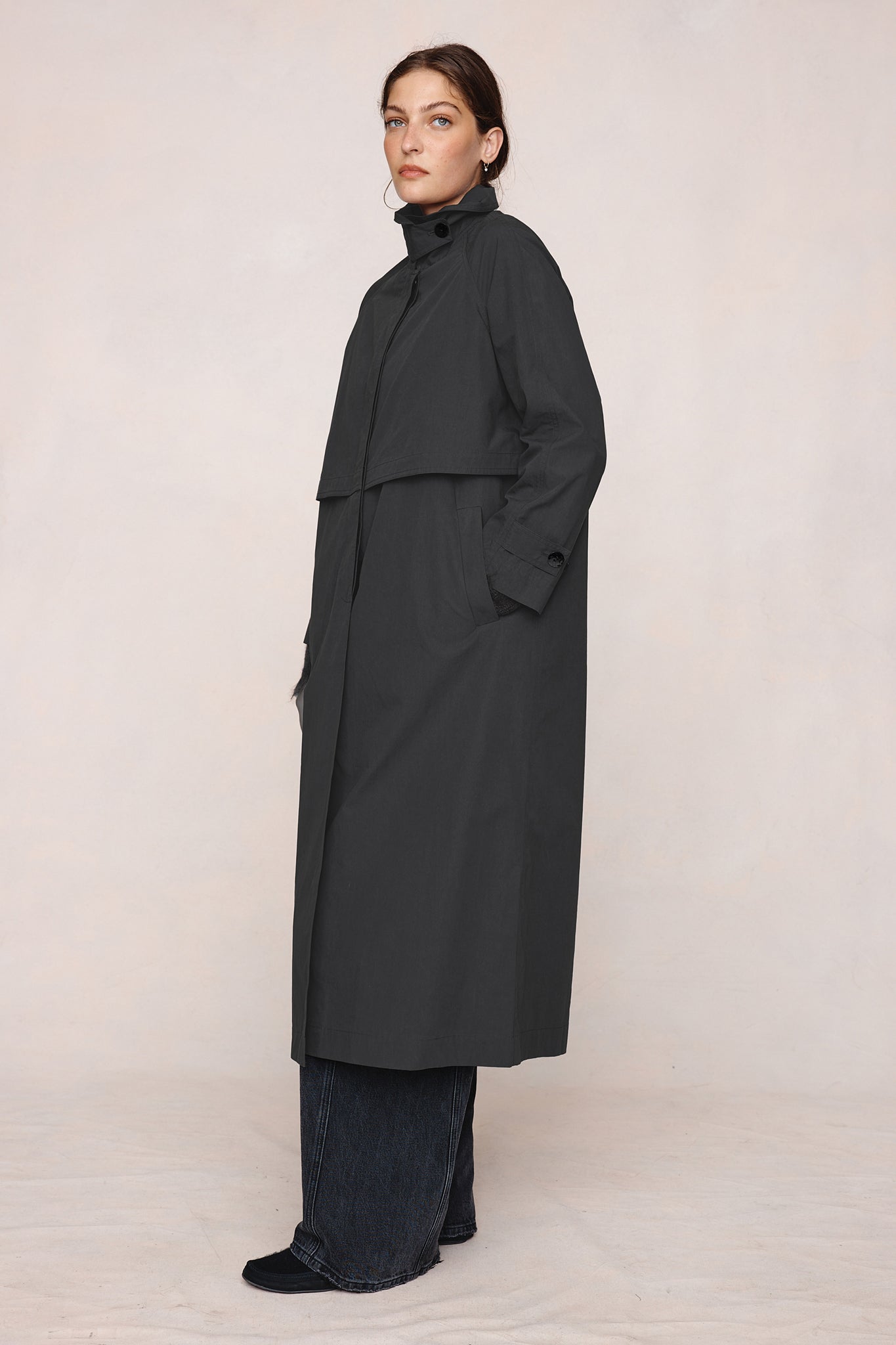 26SS ANGELO COAT - BLACK