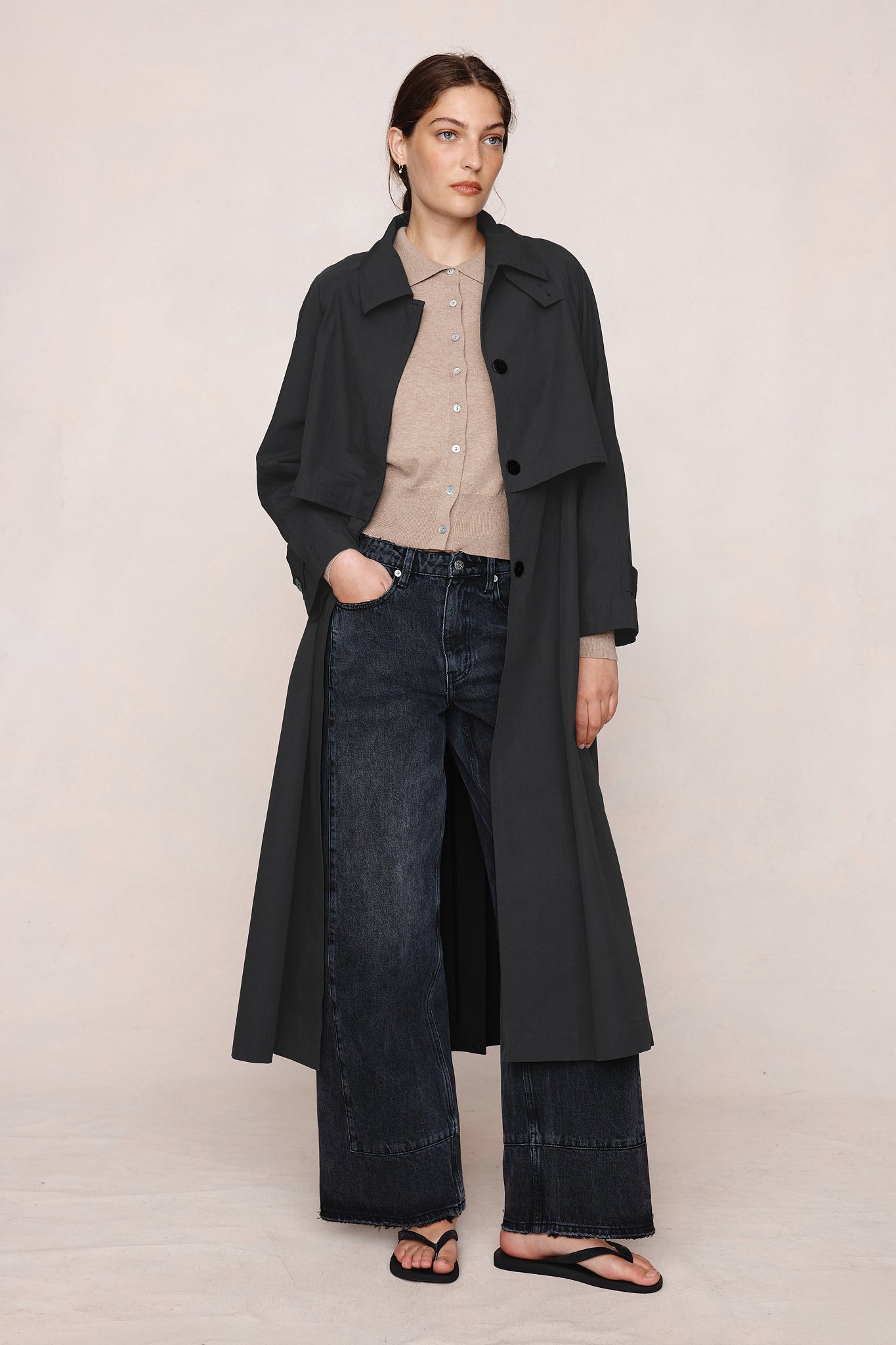 26SS ANGELO COAT - BLACK