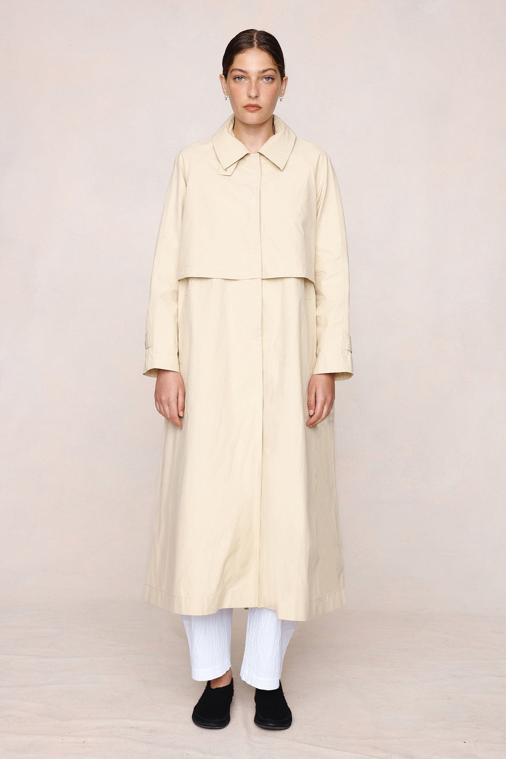 26SS ANGELO COAT - PUTTY