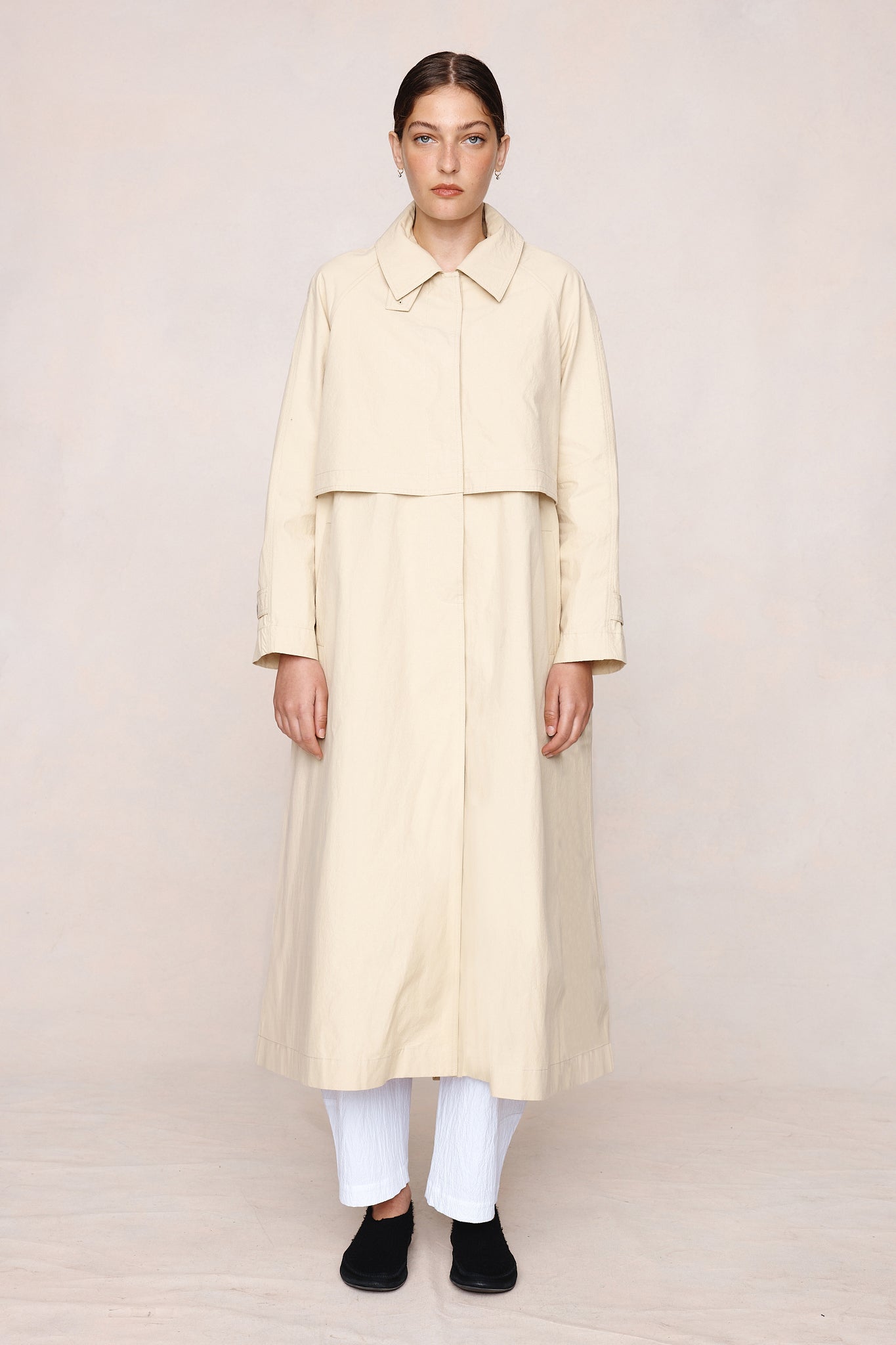 26SS ANGELO COAT - PUTTY