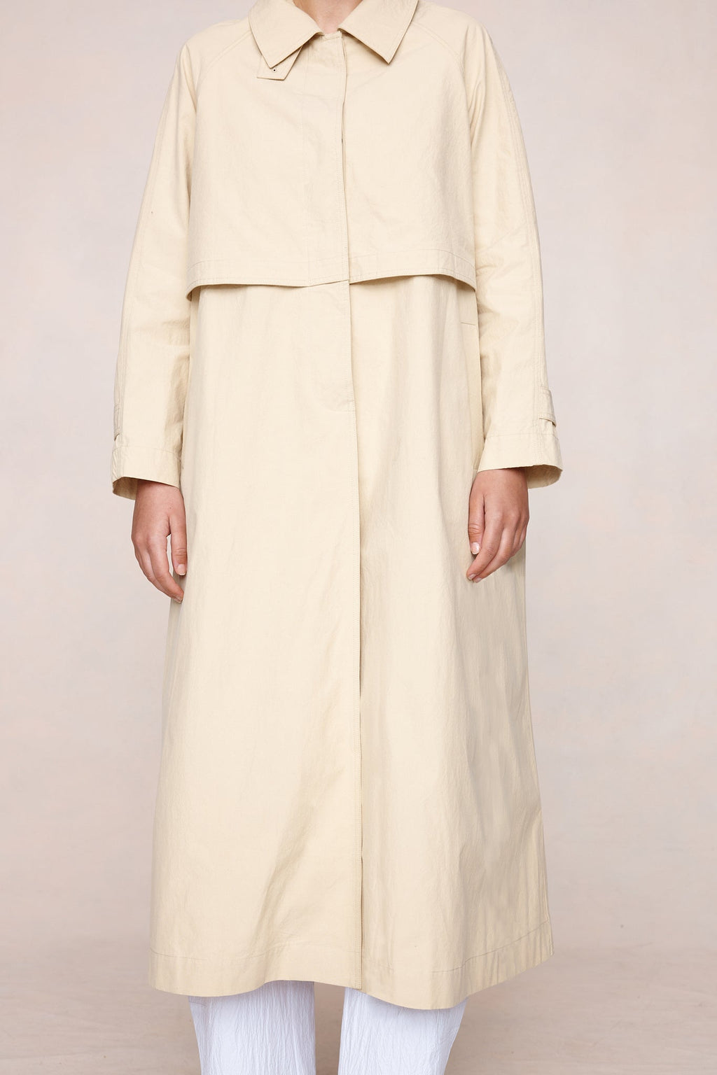 26SS ANGELO COAT - PUTTY