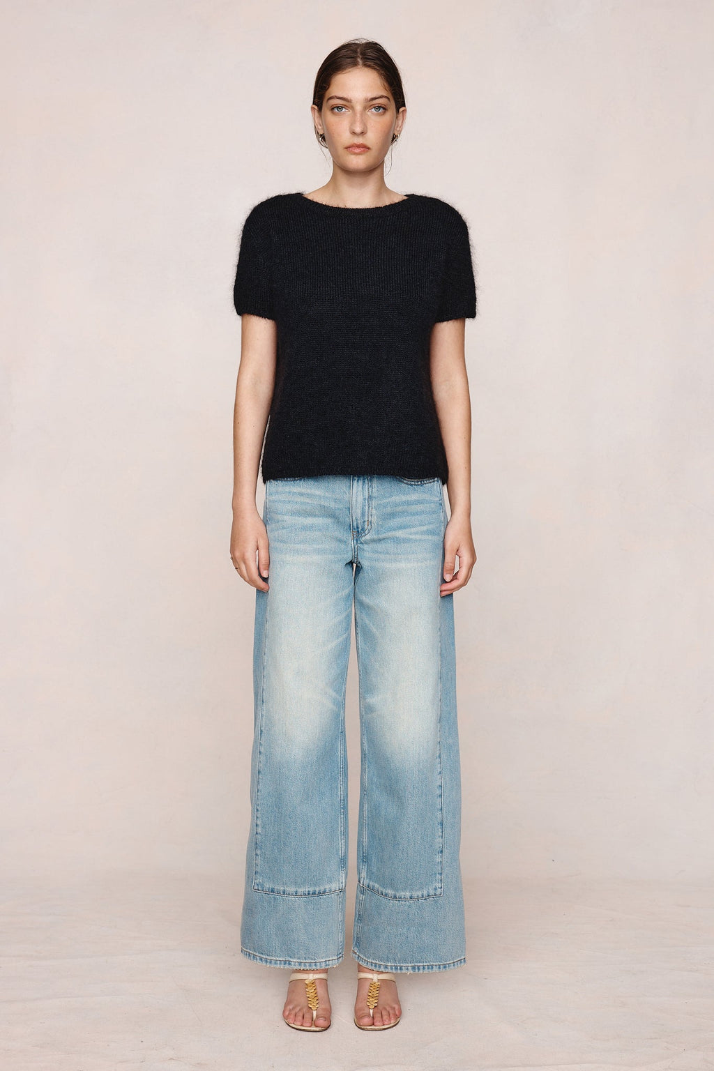 26SS ASTER TOP - BLACK