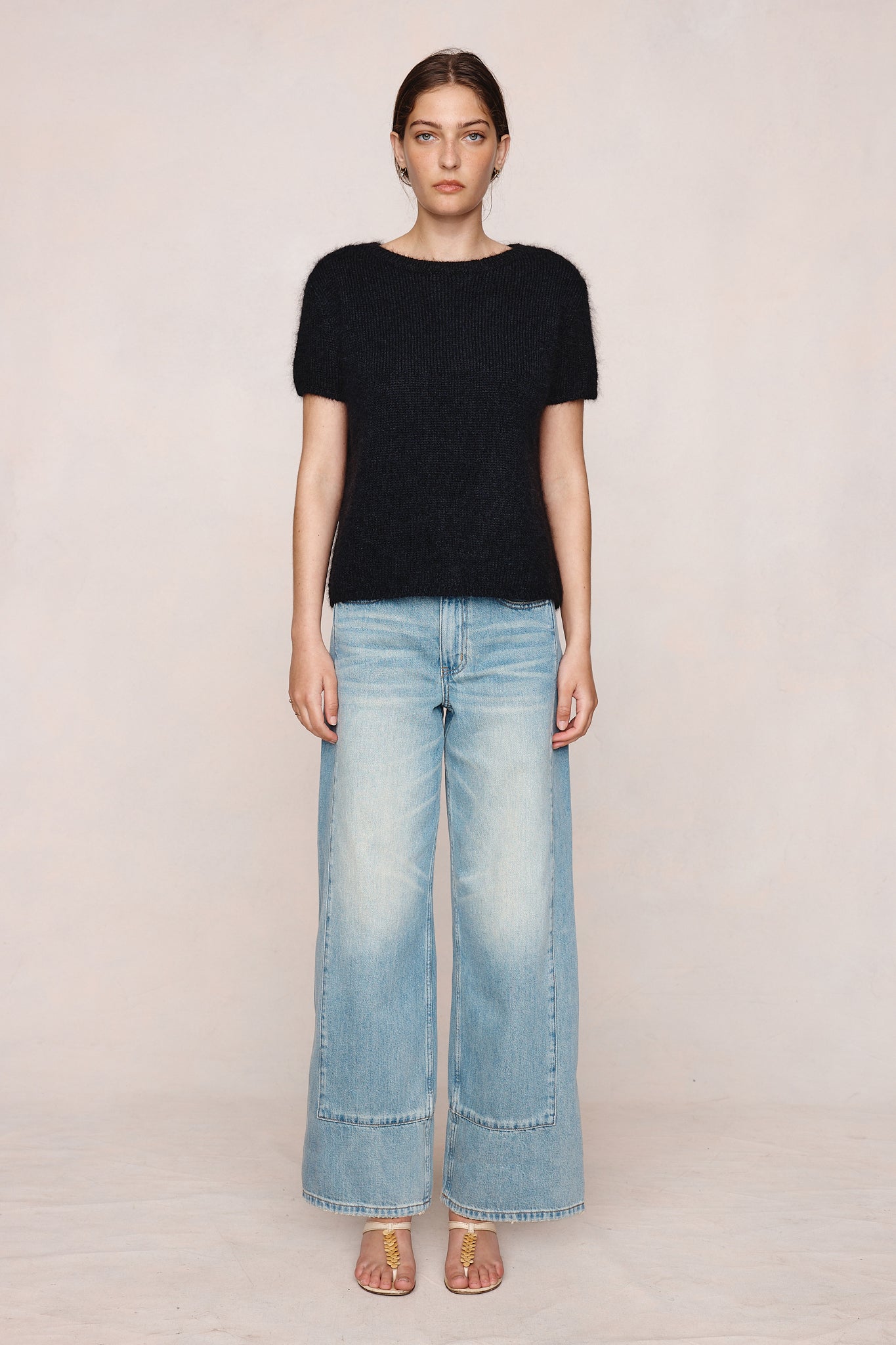 26SS ASTER TOP - BLACK