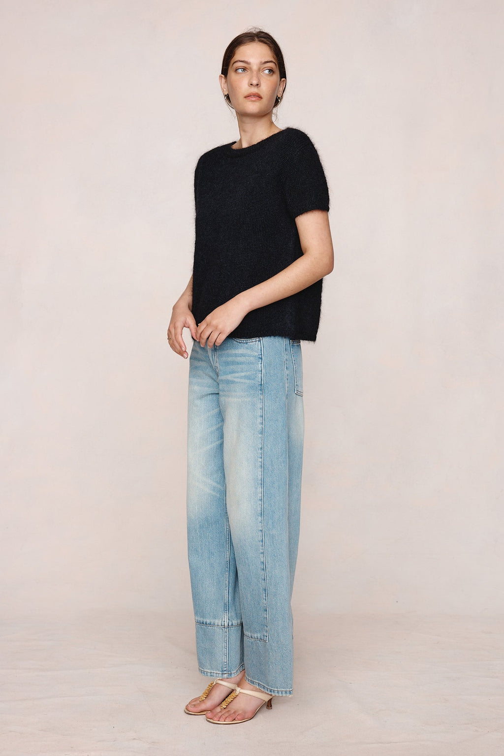 26SS ASTER TOP - BLACK