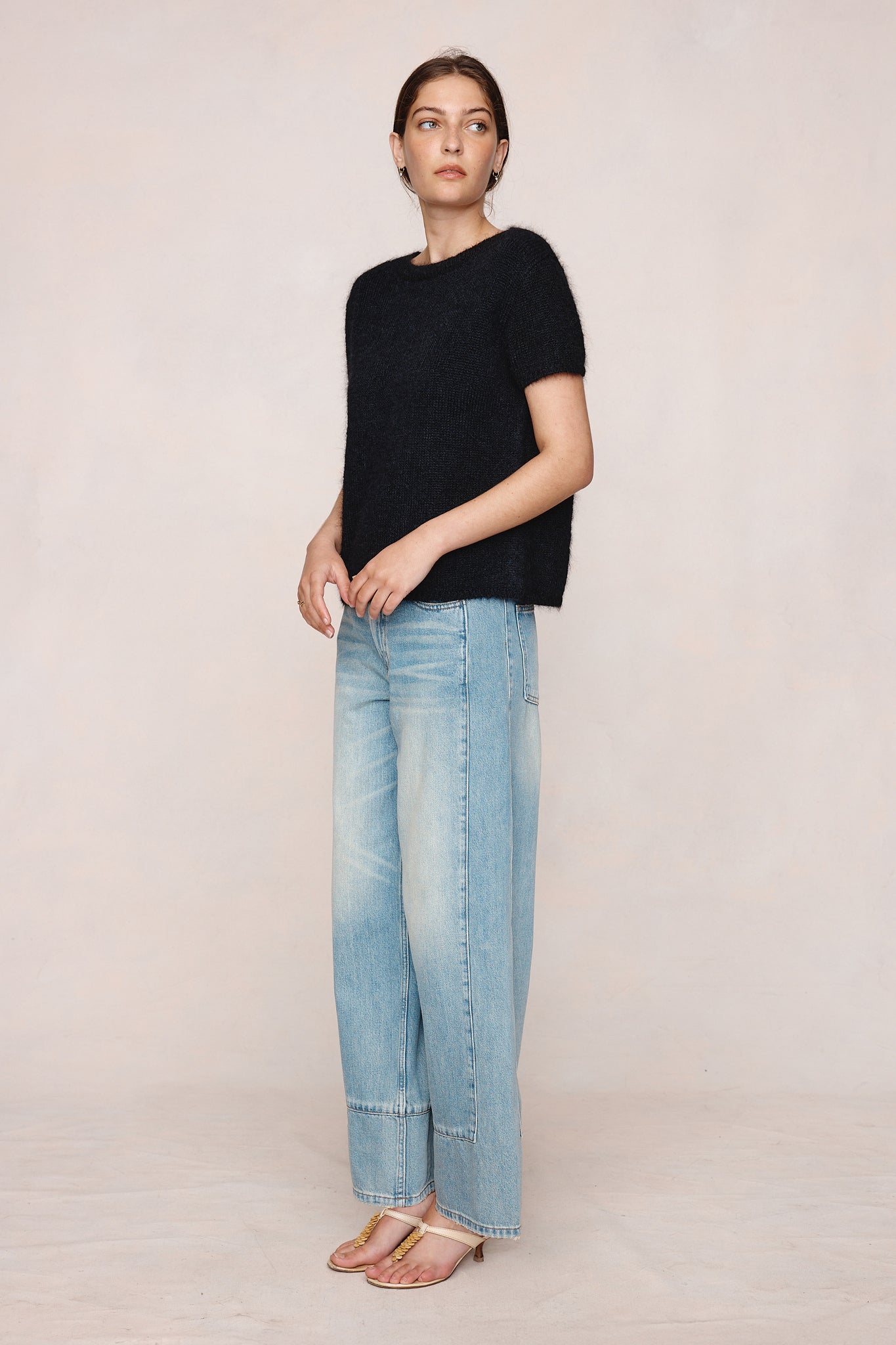 26SS ASTER TOP - BLACK