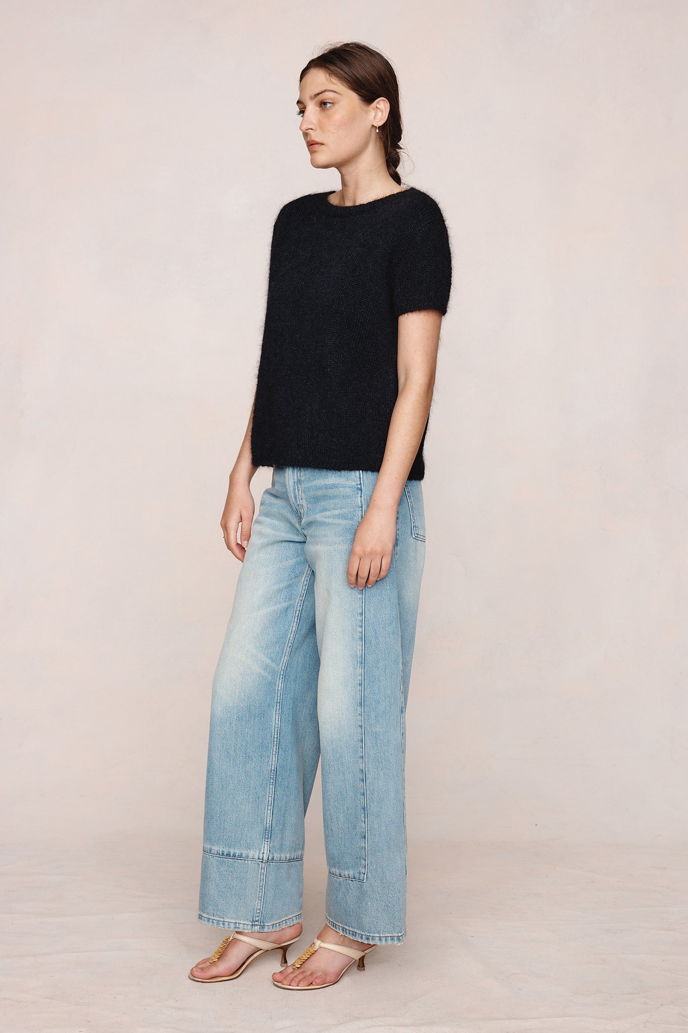 26SS ASTER TOP - BLACK