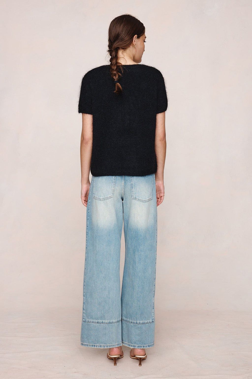26SS ASTER TOP - BLACK