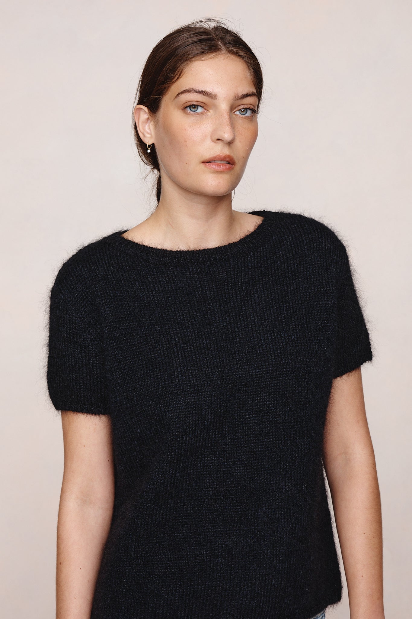 26SS ASTER TOP - BLACK