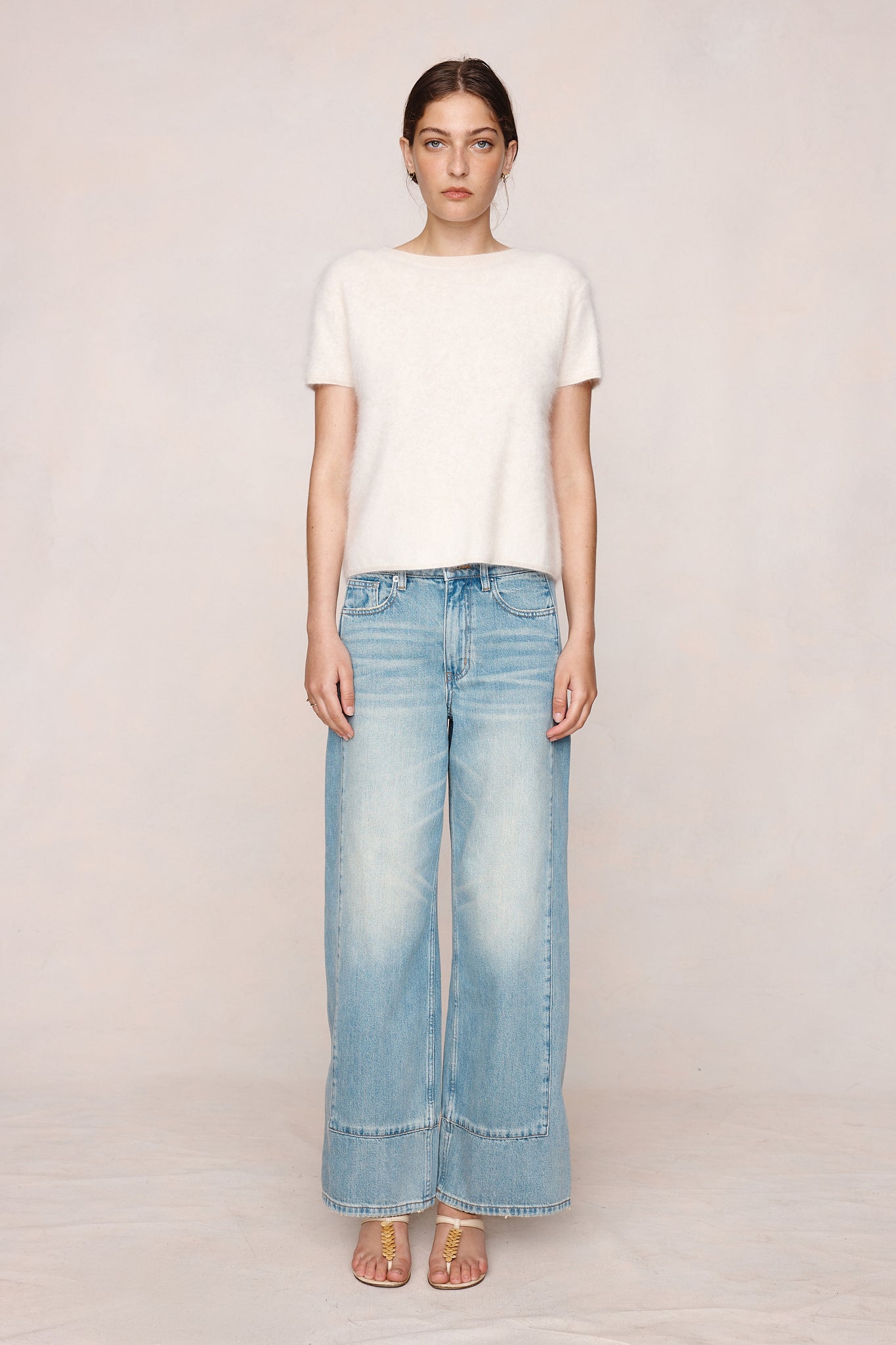 26SS ASTER TOP - PORCELAIN
