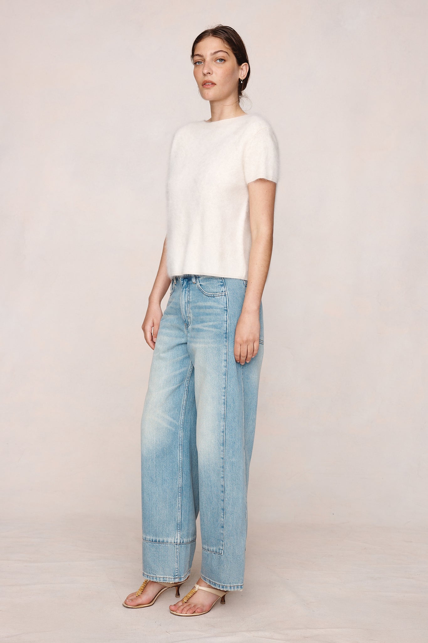 26SS ASTER TOP - PORCELAIN