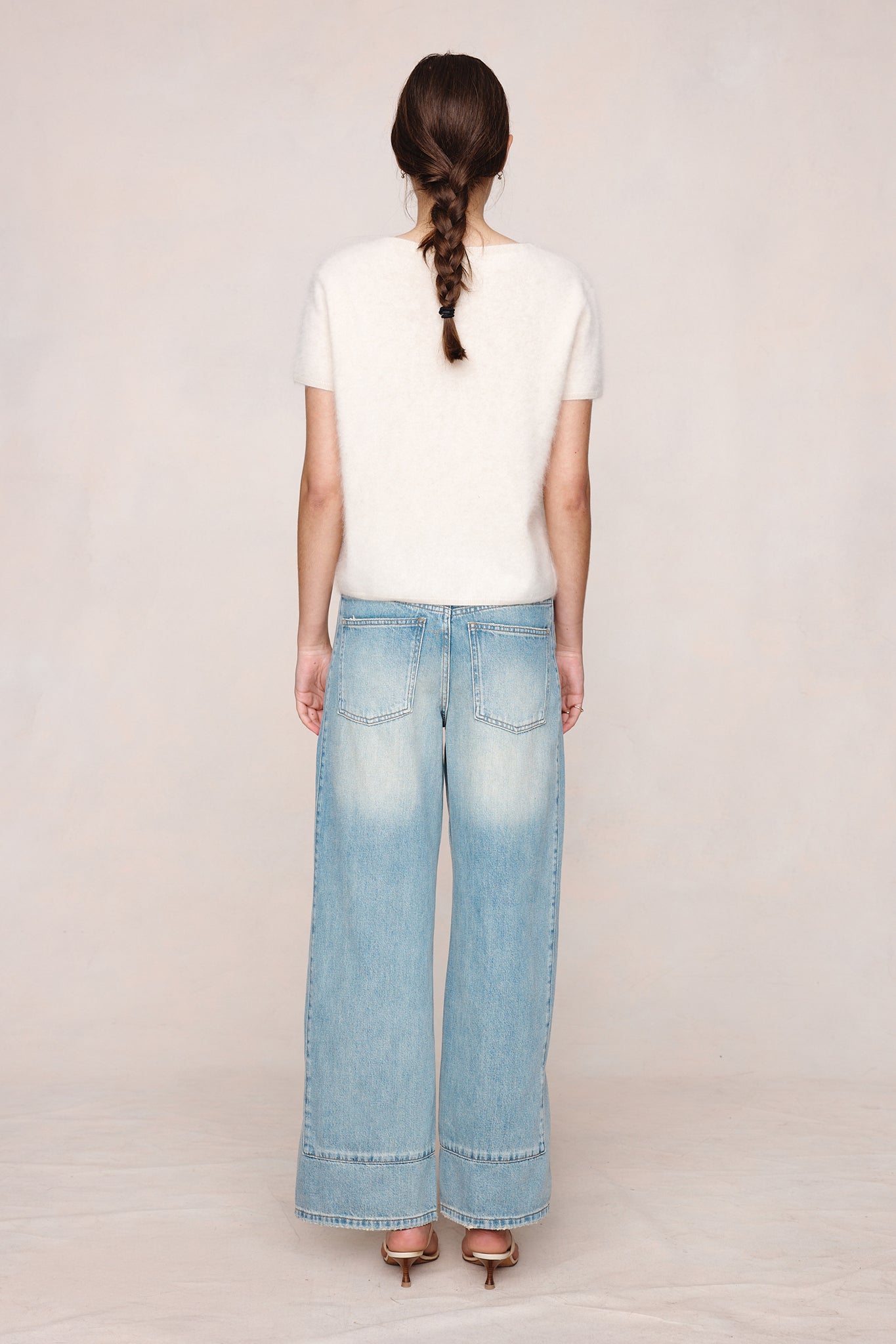 26SS ASTER TOP - PORCELAIN