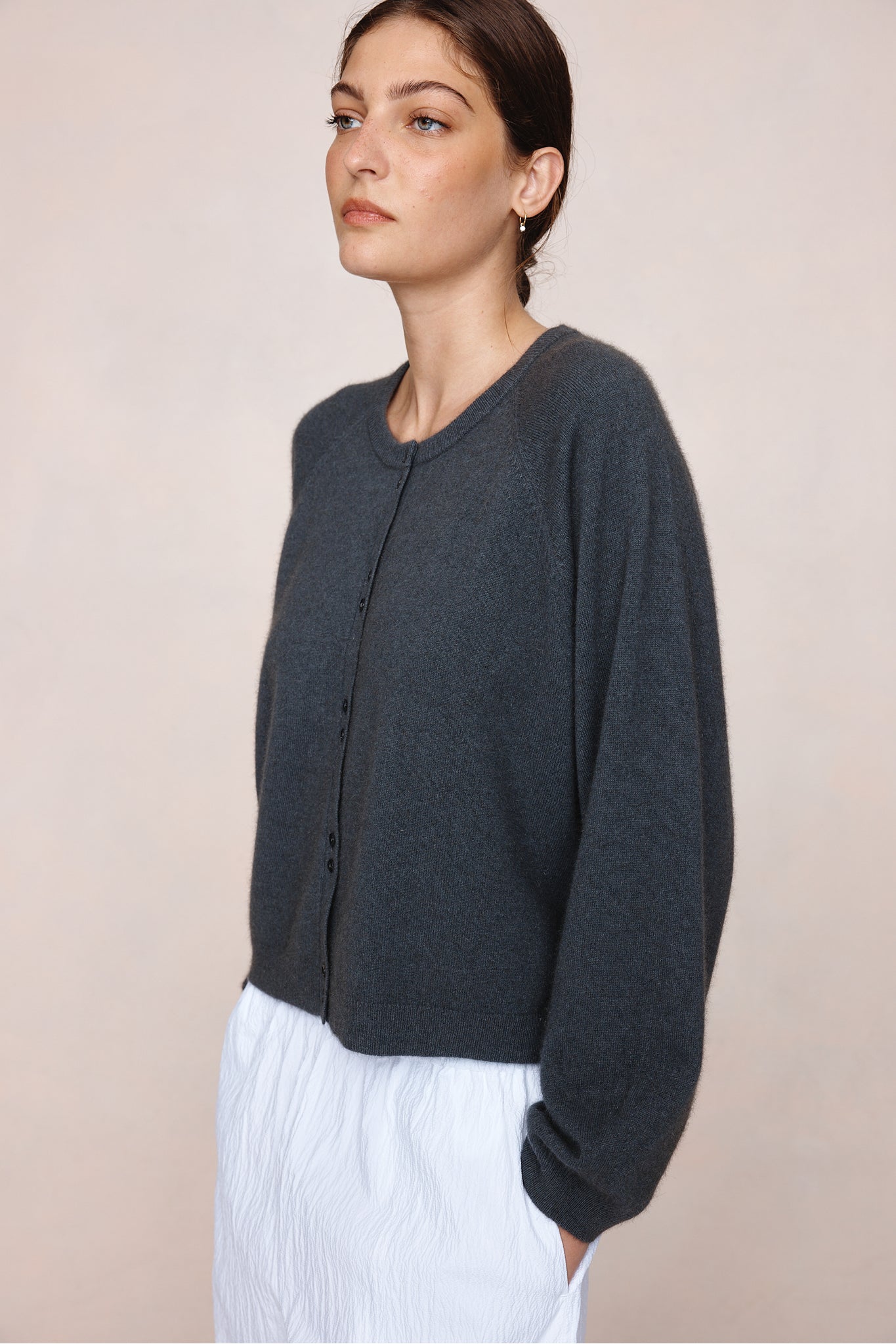 26SS BABETTE CARDIGAN - STARLING
