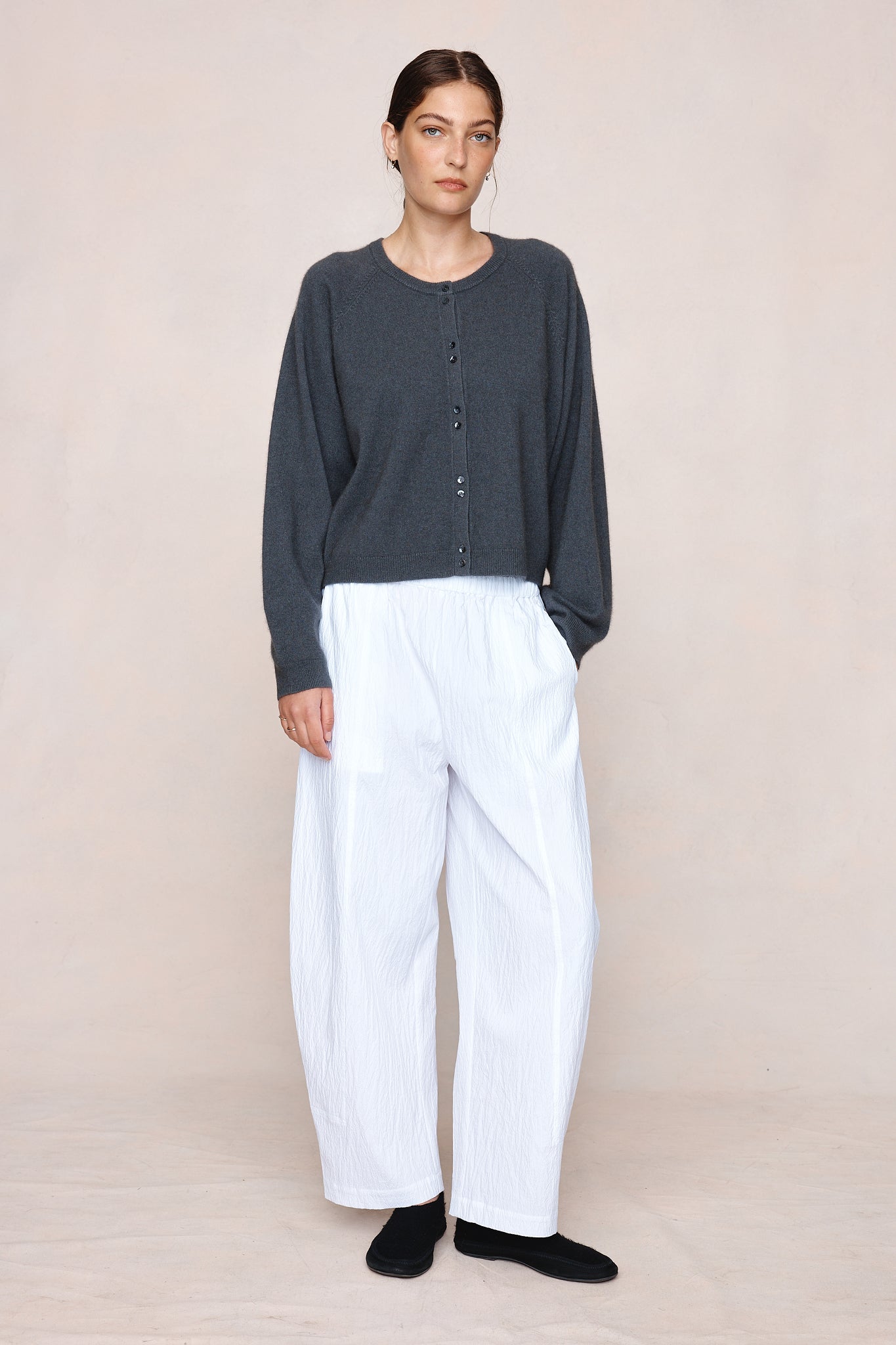 26SS BABETTE CARDIGAN - STARLING