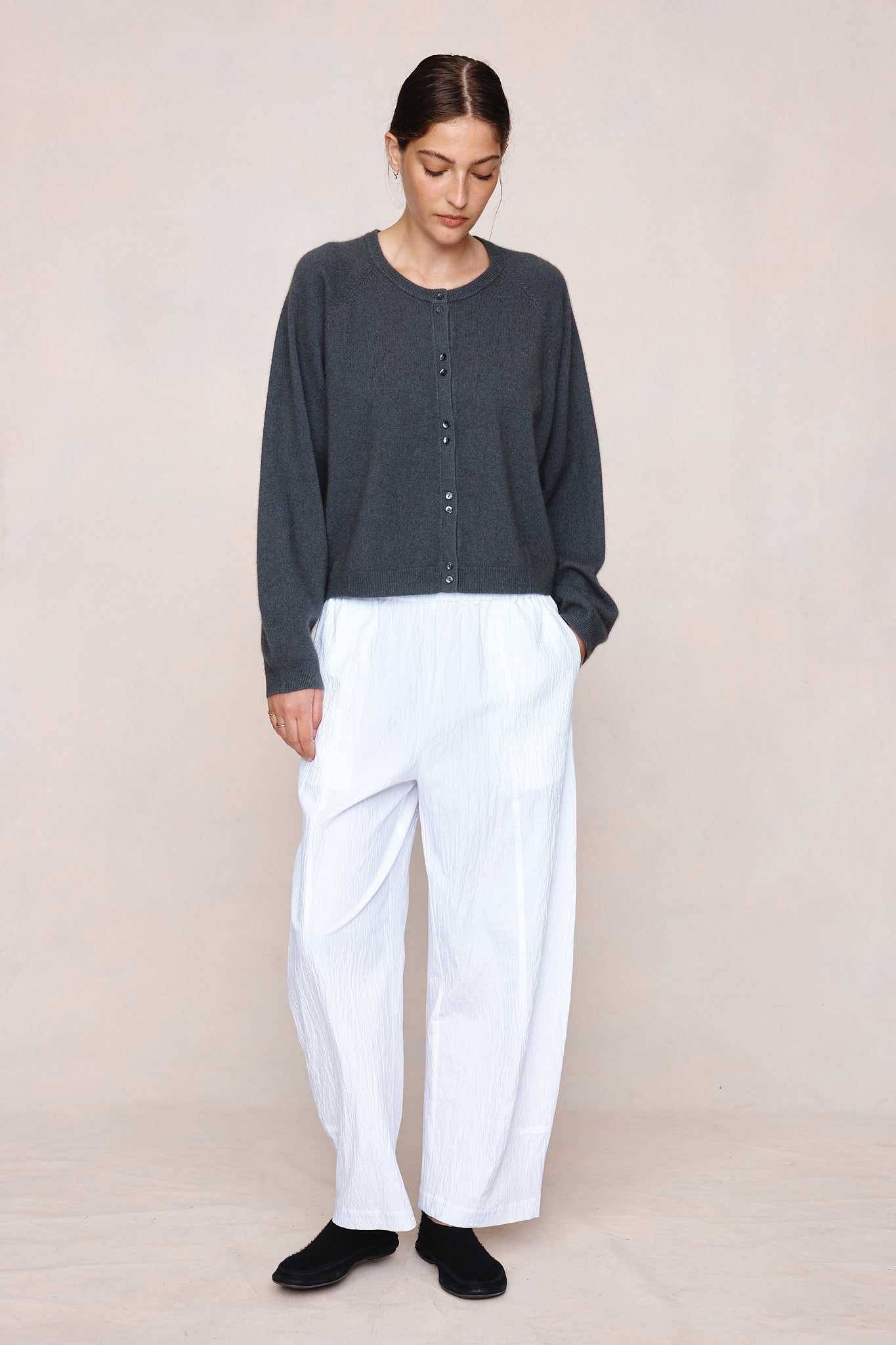 26SS BABETTE CARDIGAN - STARLING