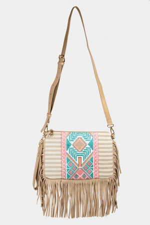 26SS Boho Tribal Western Fringe bag