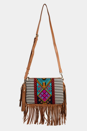 26SS Boho Tribal Western Fringe bag