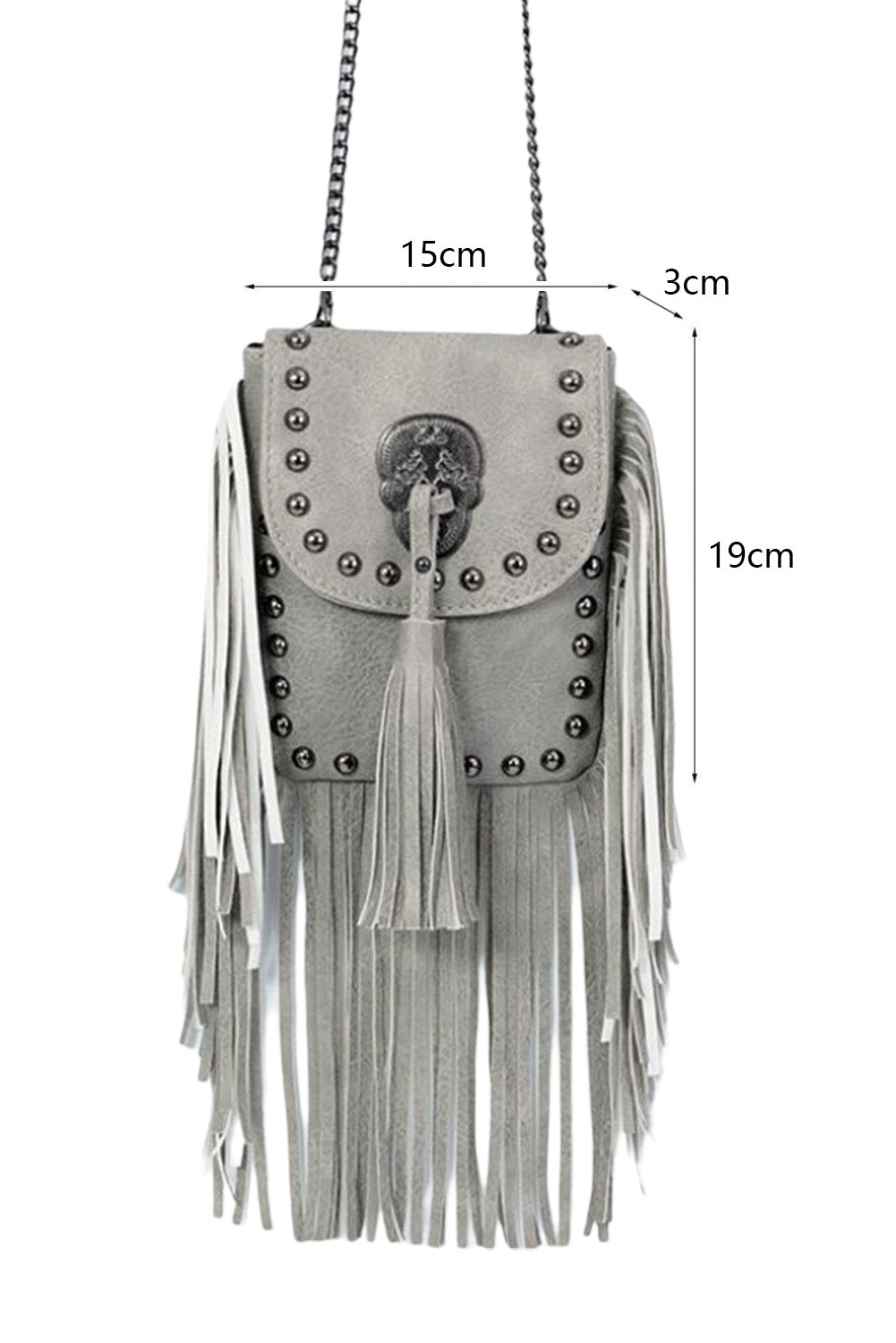 26SS fringe crossbody bag, boho bag, western bag