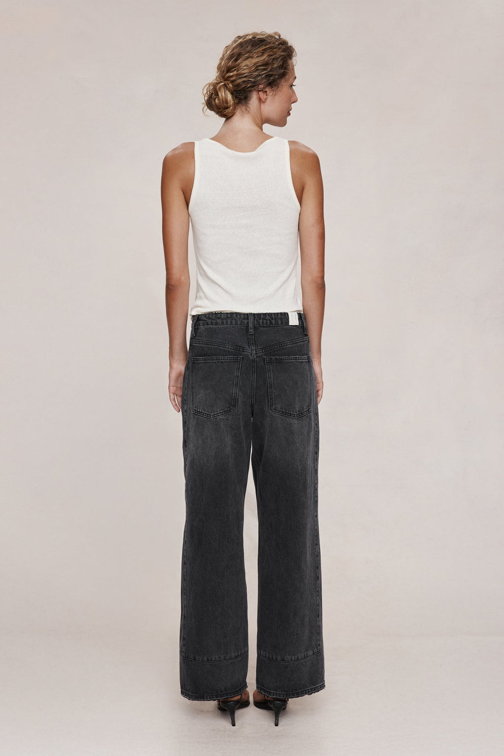26SS BORDER JEAN - FADED BLACK