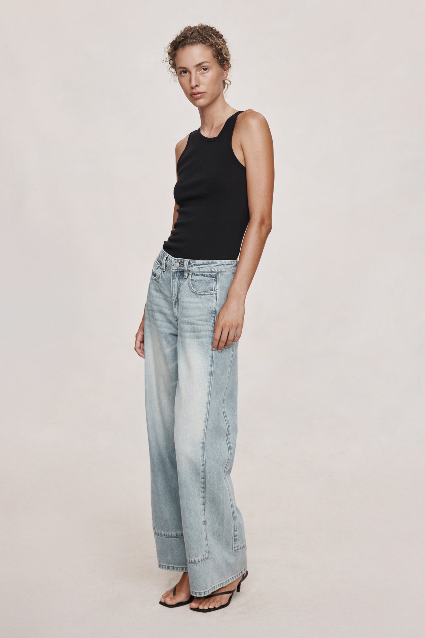 26SS BORDER JEAN - FADED BLUE