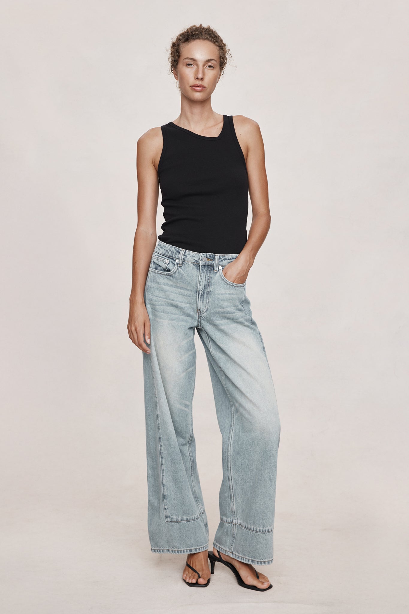 26SS BORDER JEAN - FADED BLUE