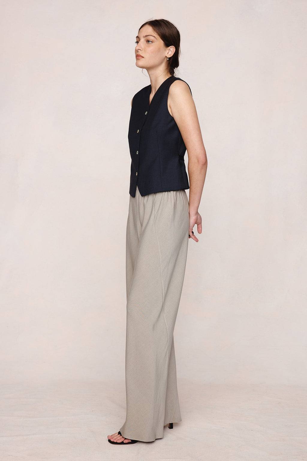 26SS CORRIN VEST - BLACK