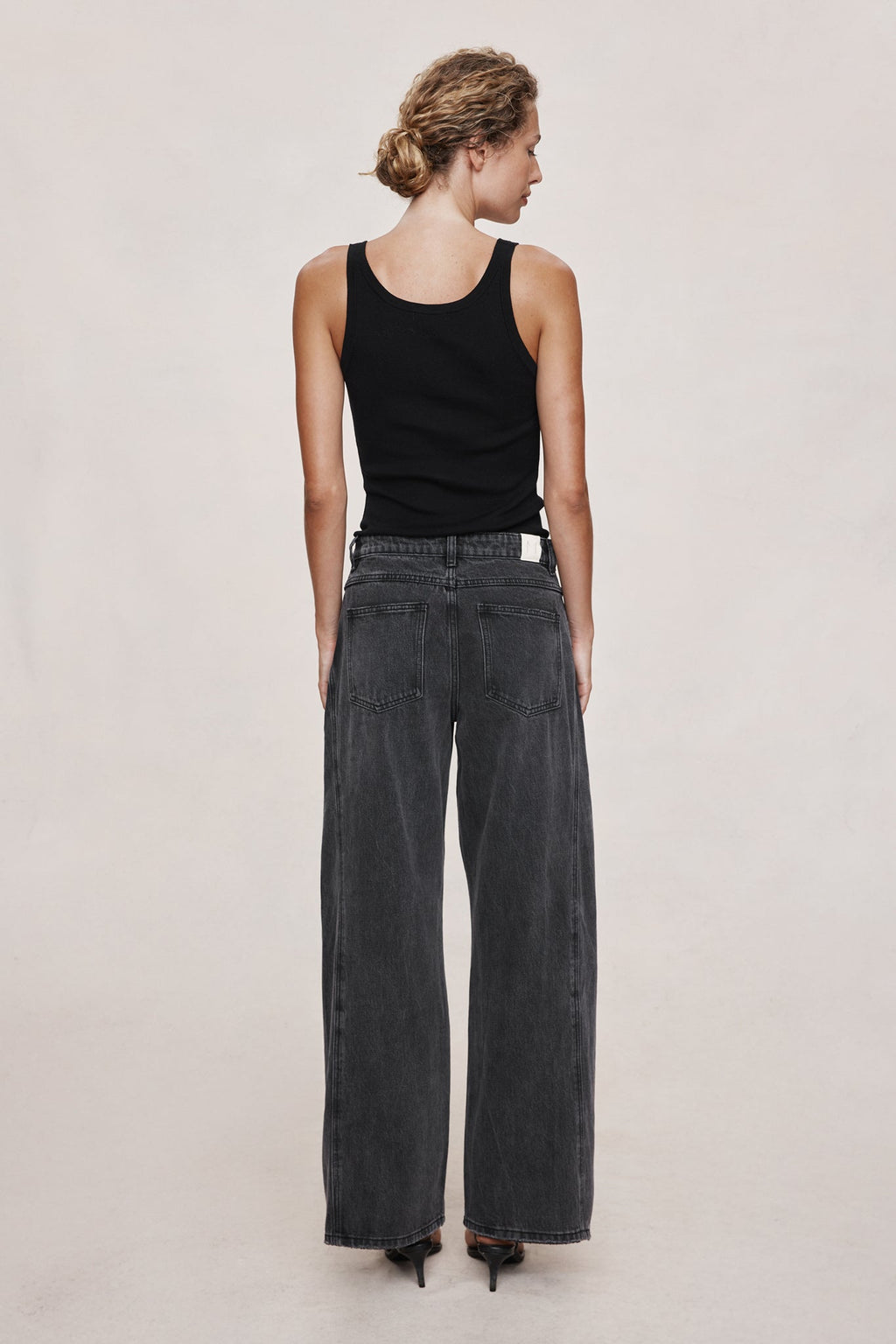 26SS CROSS STITCH JEAN - FADED BLACK