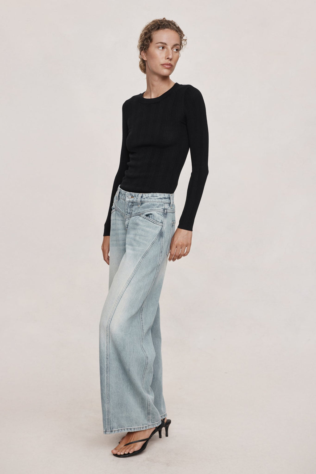 26SS CROSS STITCH JEAN - FADED BLUE