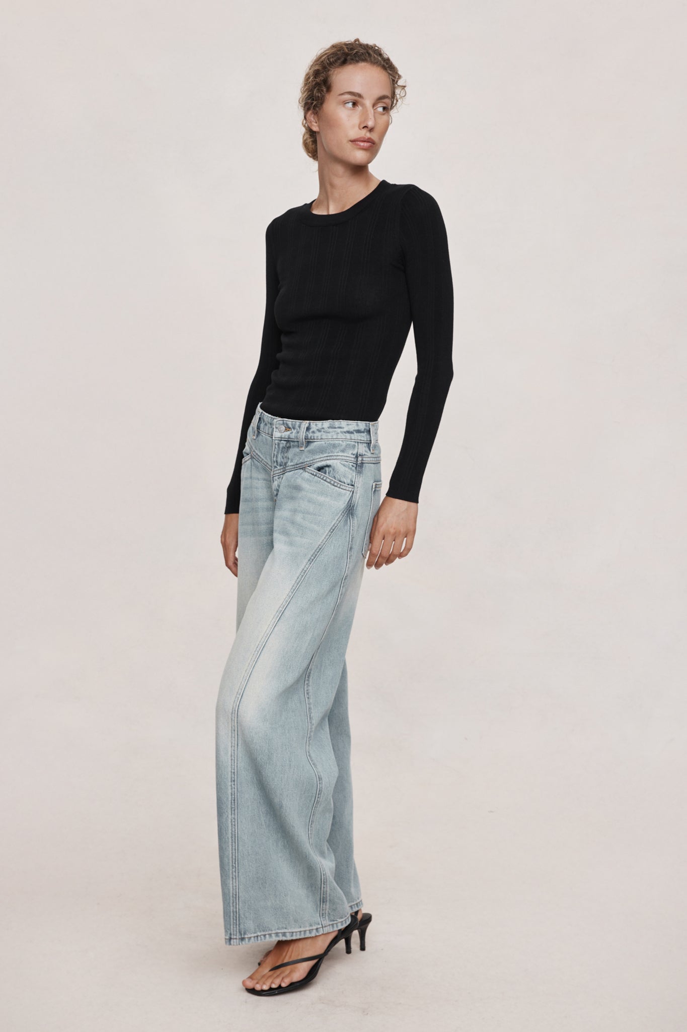 26SS CROSS STITCH JEAN - FADED BLUE
