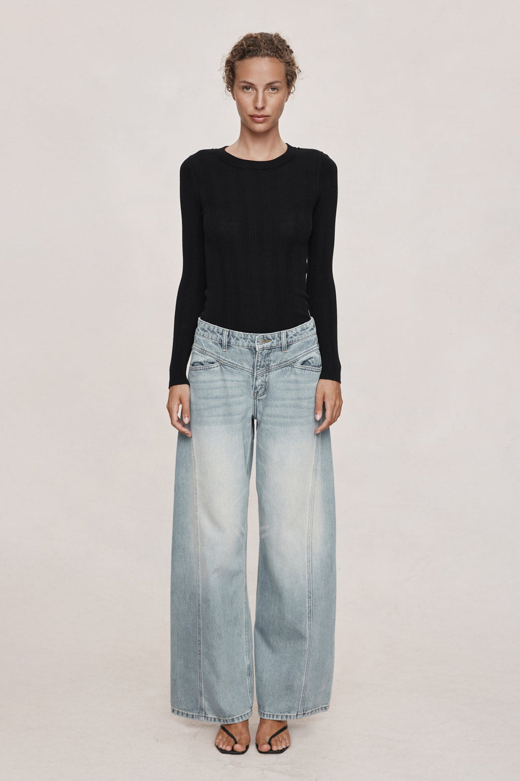 26SS CROSS STITCH JEAN - FADED BLUE