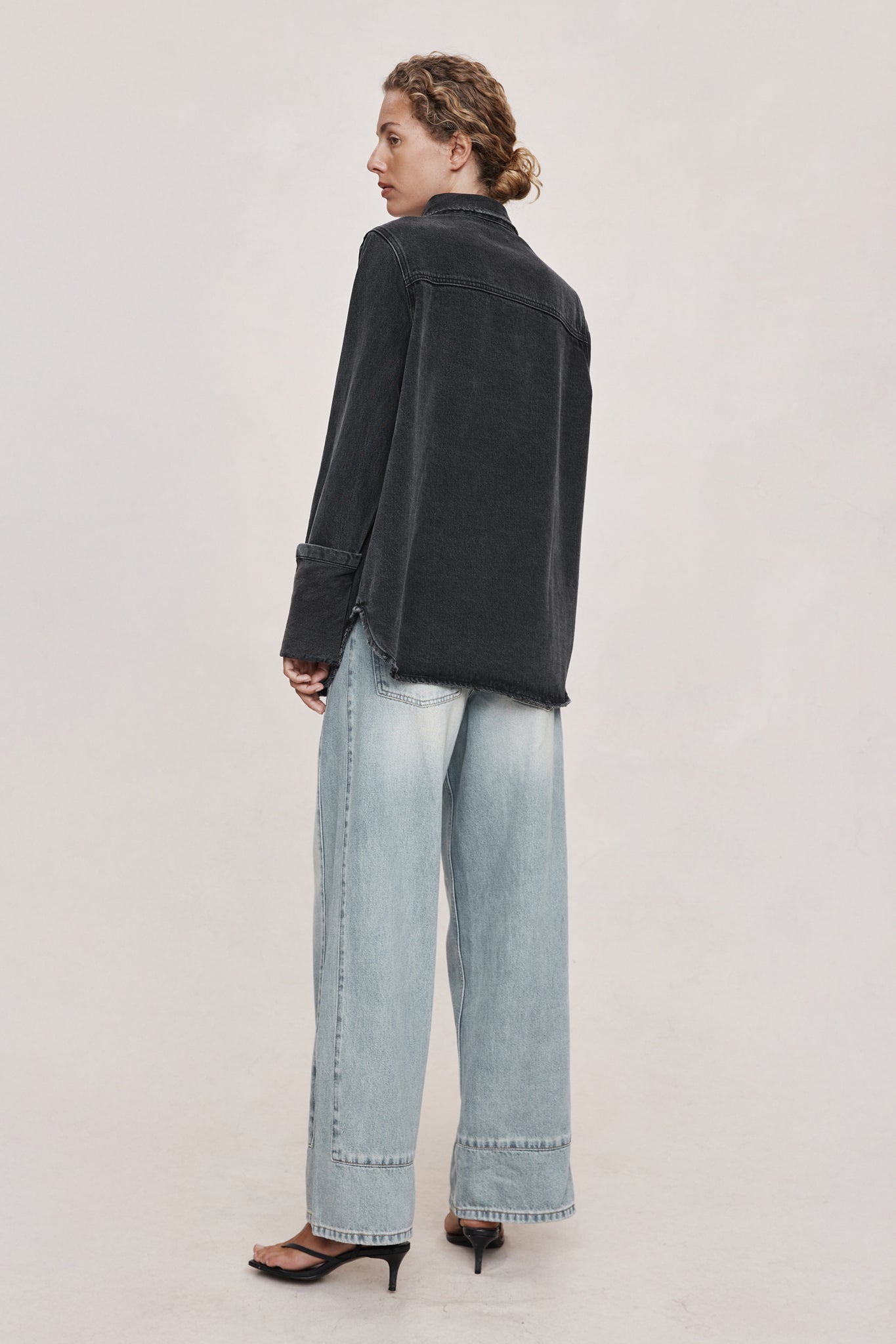 26SS CROSTA SHIRT - FADED BLACK