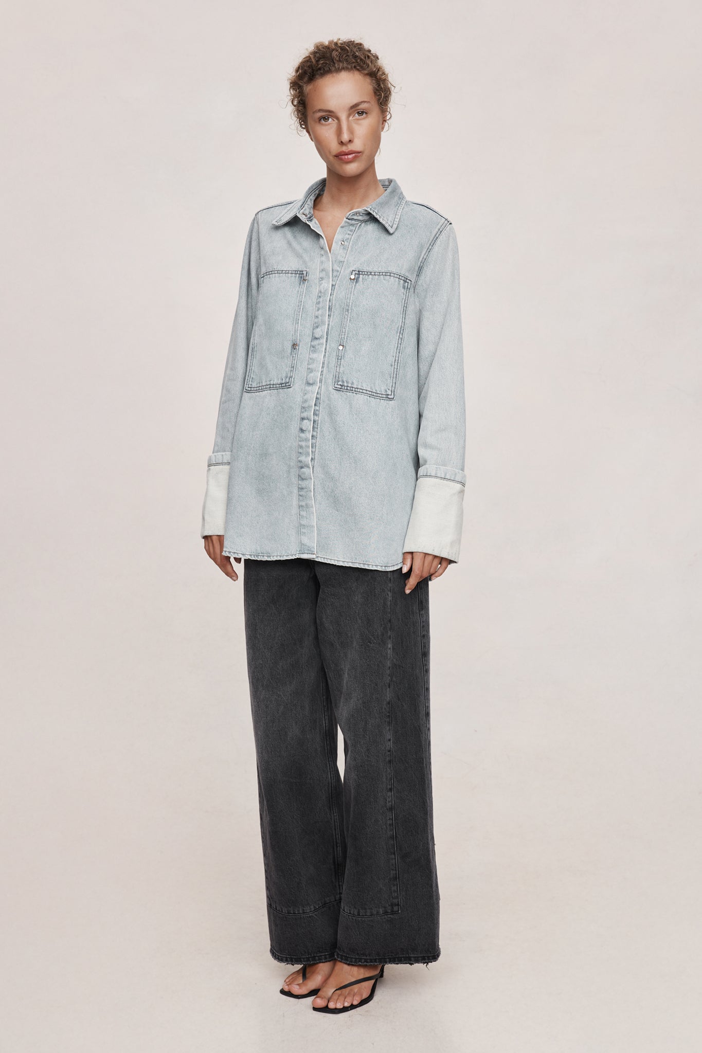 26SS CROSTA SHIRT - FADED BLUE
