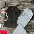 26SS Girl's mermaid flare jeans