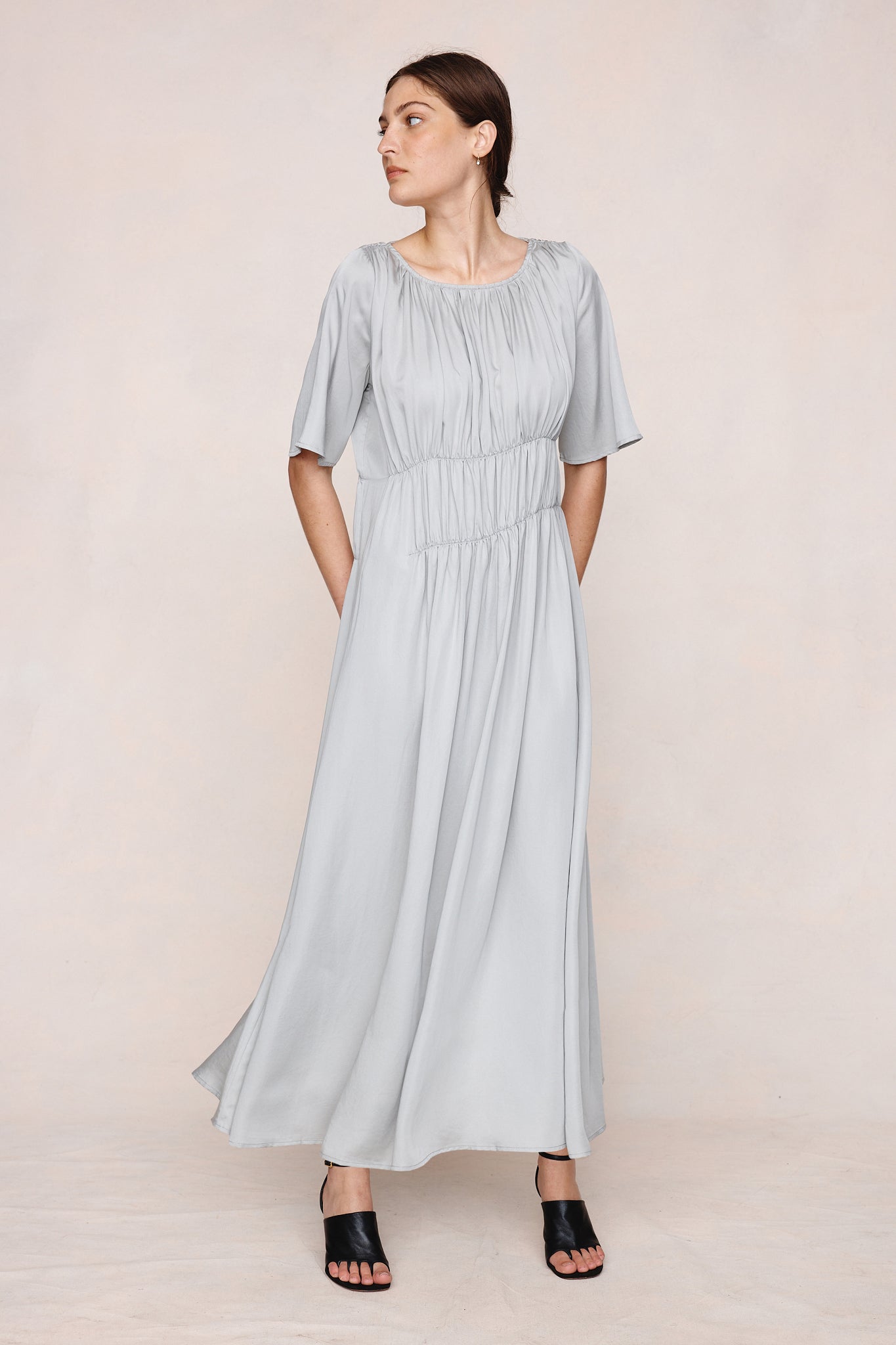26SS DIETER DRESS - SILVER