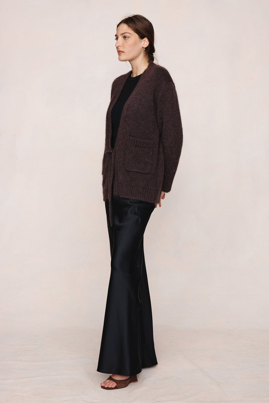 26SS DITA CARDIGAN - TAPENADE