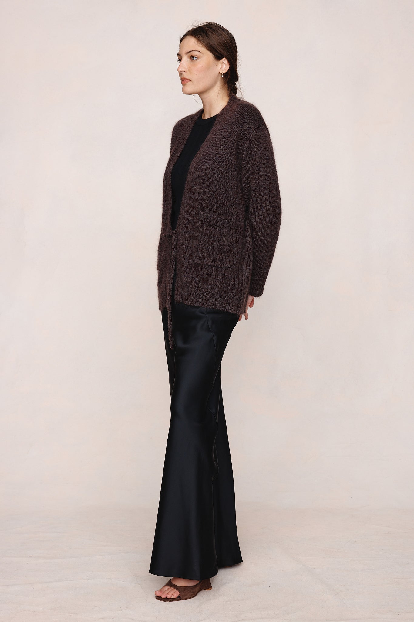 26SS DITA CARDIGAN - TAPENADE