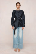 26SS EAMES TOP - BLACK